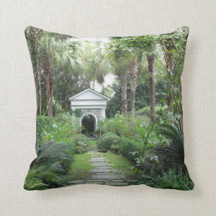 Charleston SC Palmettos Garden & Gazebo Pillow