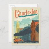 Charleston, SC - The Palmetto City Postcard (Front/Back)