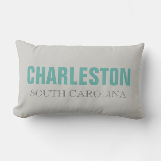 Charleston SC Throw Pillow (Front)