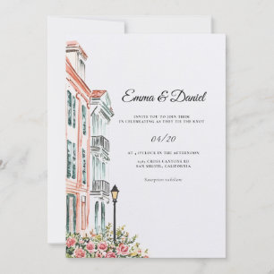 charleston SC wedding Invitation