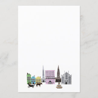 charleston skyline invitation