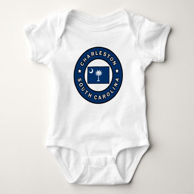 Charleston South Carolina Baby Bodysuit (Front)
