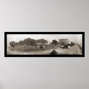 Charleston South Carolina Battery Photo 1909 Poster