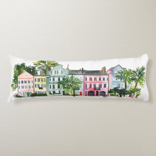 Charleston South Carolina Body Cushion (Front)