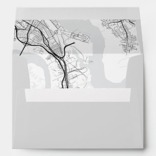 Charleston, South Carolina City Map Envelope