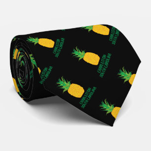 Charleston South Carolina Fruit Pineapple Fountain Tie