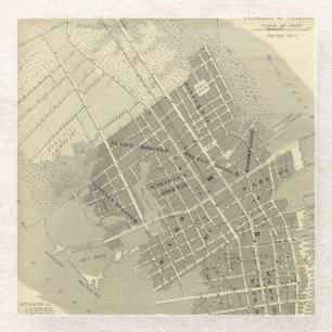 Charleston, South Carolina Glass Coaster