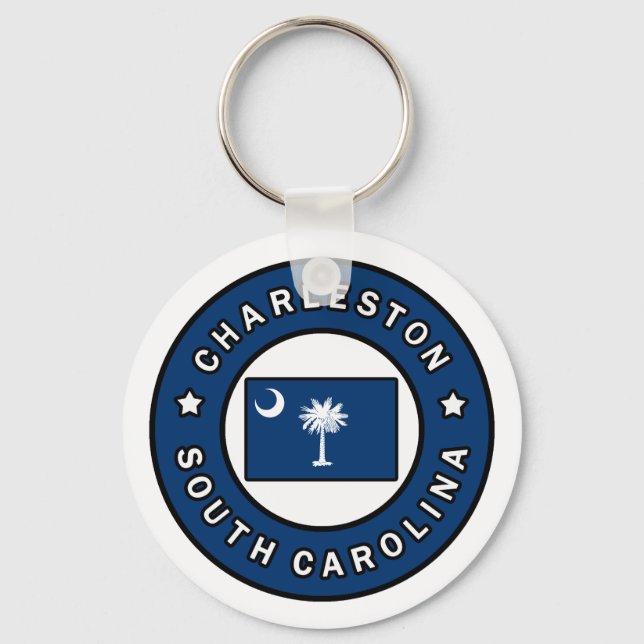 Charleston South Carolina Key Ring (Front)