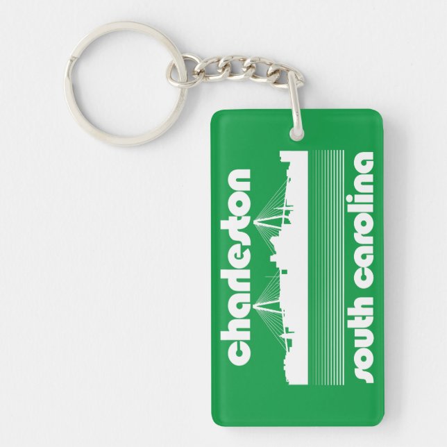 Charleston, South Carolina Key Ring (Front)