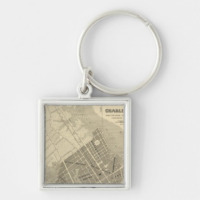 Charleston, South Carolina Key Ring (Front)