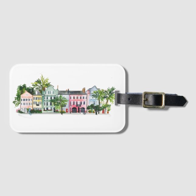 Charleston South Carolina Luggage Tag (Front Horizontal)