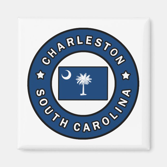 Charleston South Carolina Magnet (Front)