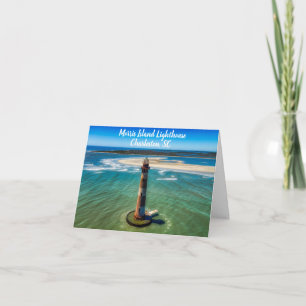 Charleston South Carolina Morris Island Lighthouse Note Card