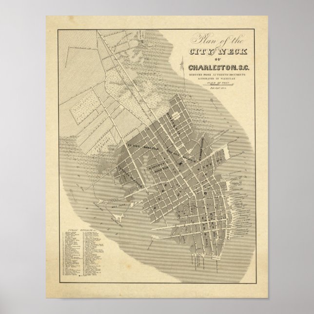 Charleston, South Carolina Poster (Front)