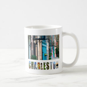 Charleston South Carolina Rainbow Row Houses Coffee Mug