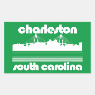 Charleston, South Carolina Rectangular Sticker