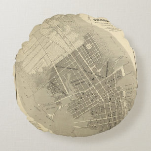 Charleston, South Carolina Round Cushion