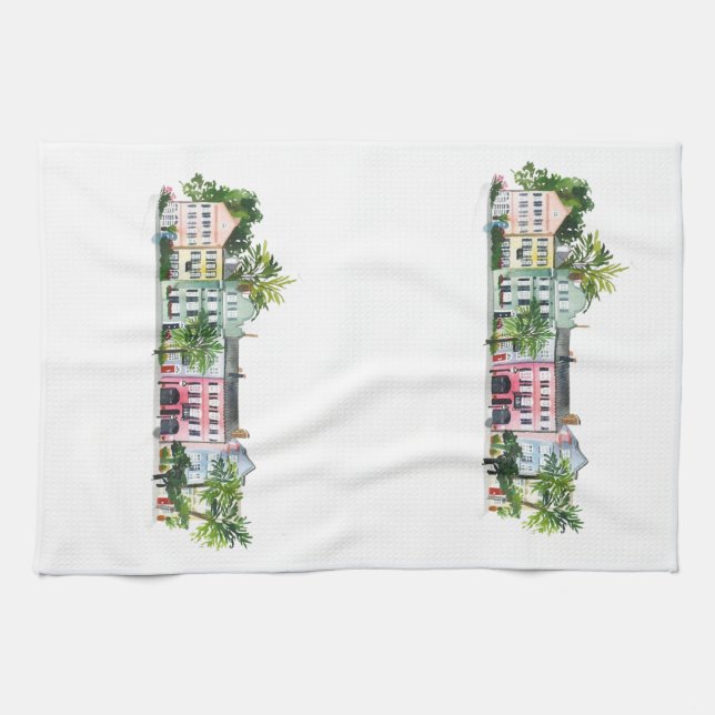 Charleston South Carolina Tea Towel (Horizontal)