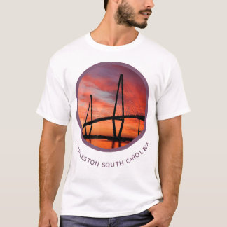 Charleston South Carolina Tshirt Ravenel Bridge Pr