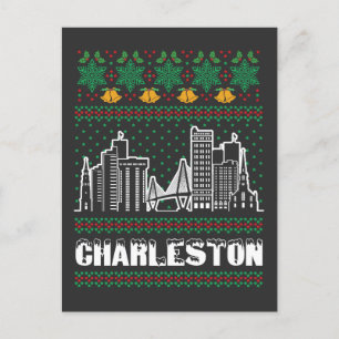 Charleston South Carolina Ugly Christmas Postcard