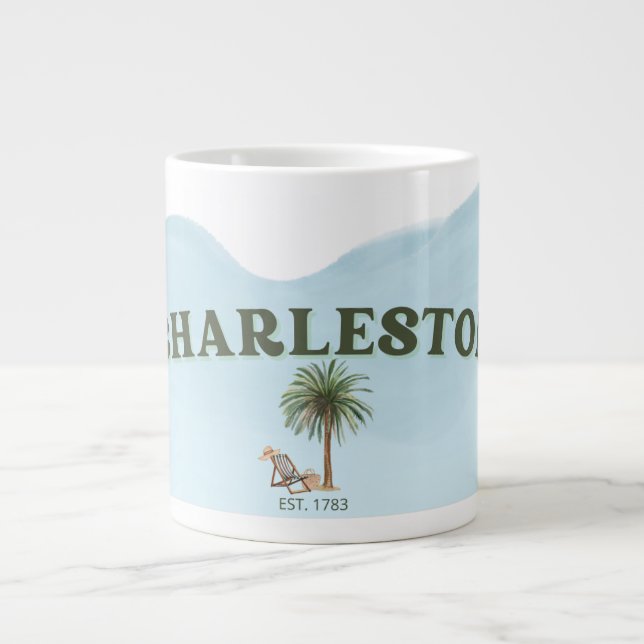 Charleston, South Carolina Vintage Coffee Mug (Front)