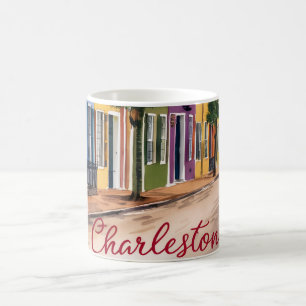 Charleston South Carolina Watercolor Painting Coffee Mug