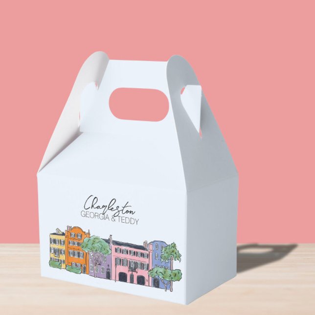 Charleston, South Carolina Wedding welcome bag  Favour Box (Creator Uploaded)