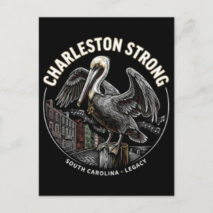 Charleston Strong Pelican Gullah Geechee Cultural Postcard