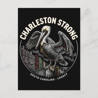 Charleston Strong Pelican Gullah Geechee Cultural  Postcard