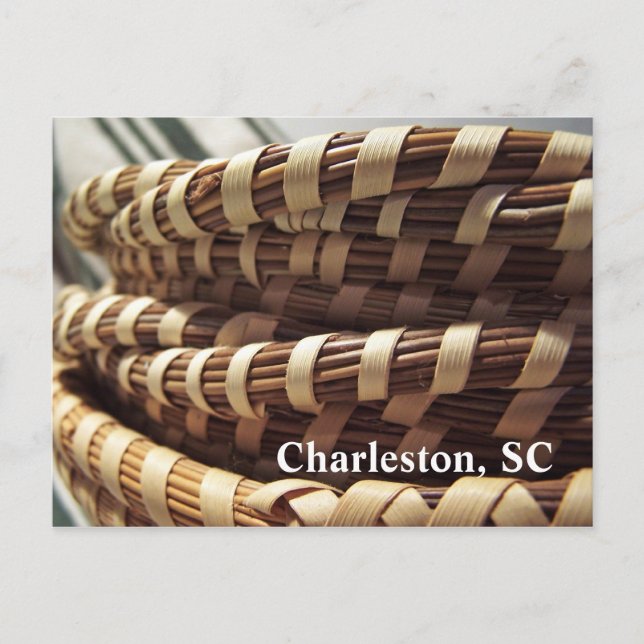 Charleston Sweetgrass Baskets Postcard (Front)