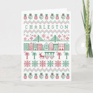 Charleston Ugly Sweater Holiday Print Card
