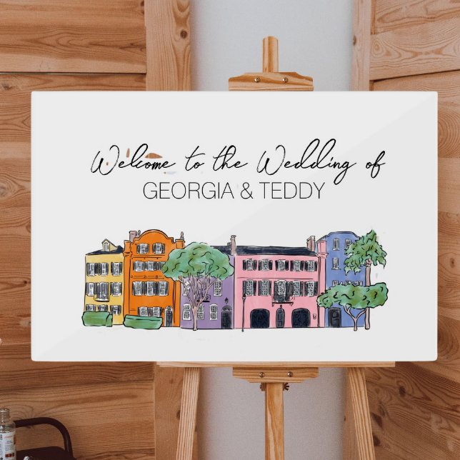 Charleston Wedding Welcome Sign  (Creator Uploaded)
