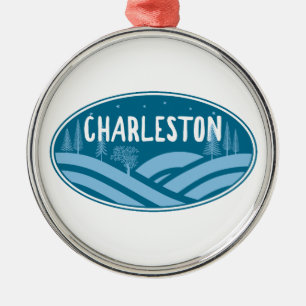 Charleston West Virginia Outdoors Metal Ornament