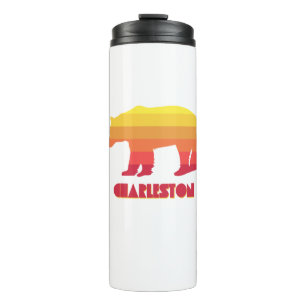 Charleston West Virginia Rainbow Bear Thermal Tumbler