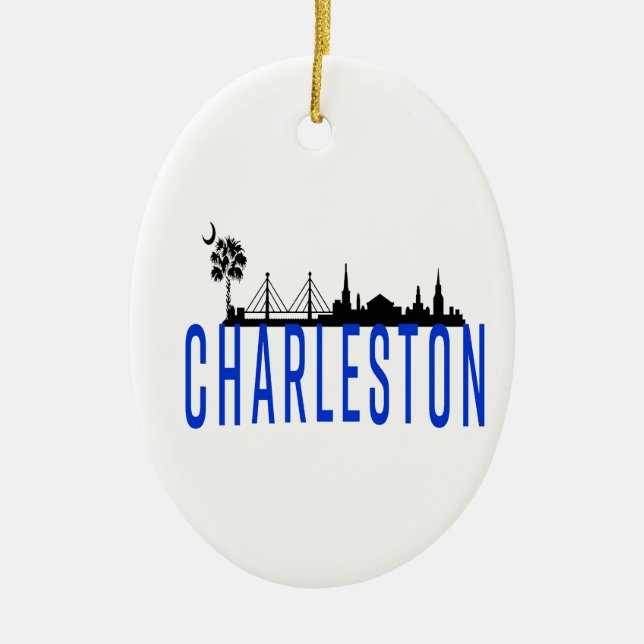 CHARLESTON WONDERFUL CERAMIC ORNAMENT (Front)