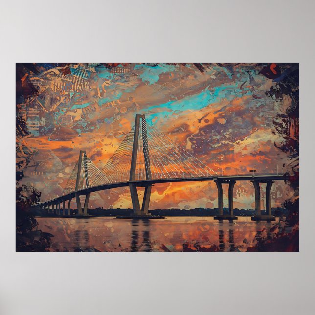 Charleston's Majestic Span Poster (Front)