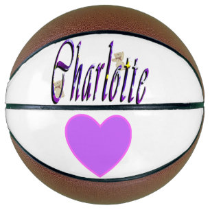 Charlette Name With Teddies, Basketball