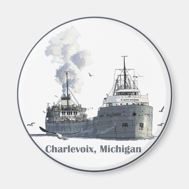 Charlevoix, Michigan Magnet (Front)