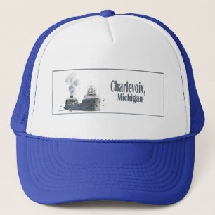 Charlevoix, Michigan Trucker Hat
