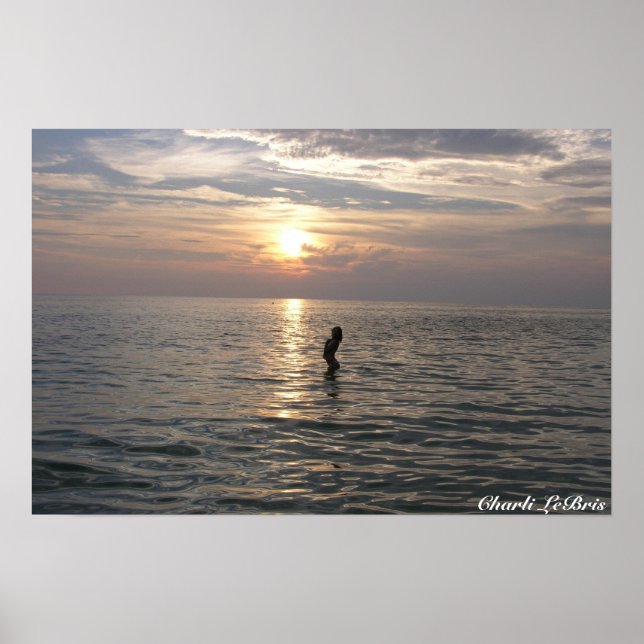 Charli on th Beach Poster (Front)