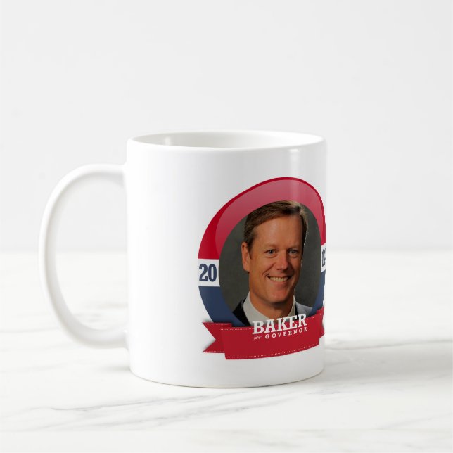 CHARLIE BAKER CAMPAIGN COFFEE MUG (Left)