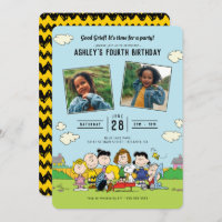 Charlie Brown and Gang Birthday Photo