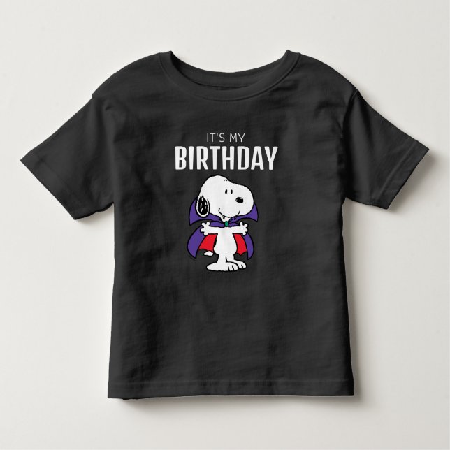 Charlie Brown and Gang Halloween Birthday Party Toddler T-Shirt (Front)