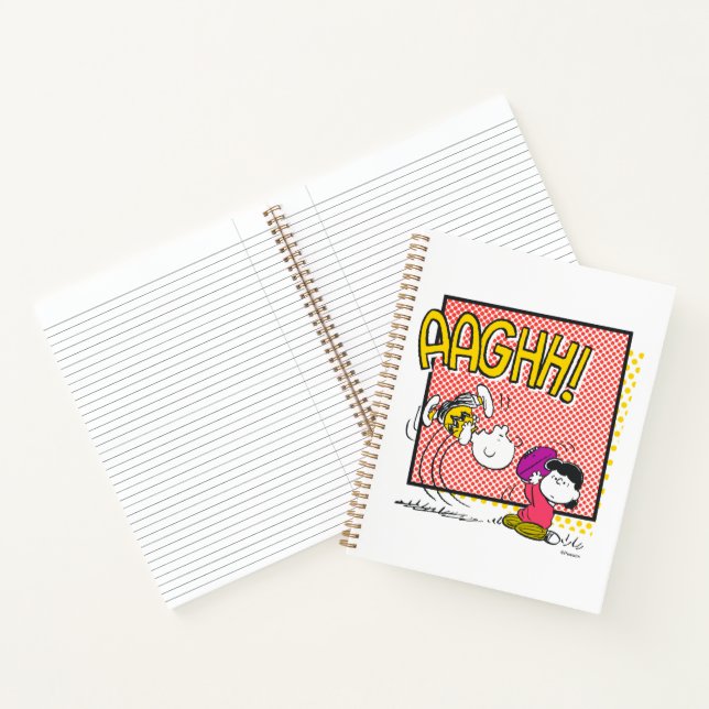 Charlie Brown and Lucy Football Comic Graphic Notebook (Inside)