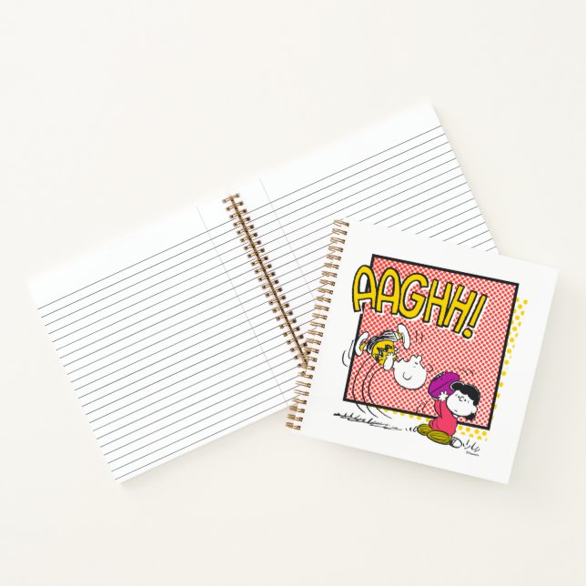 Charlie Brown and Lucy Football Comic Graphic Notebook (Inside)