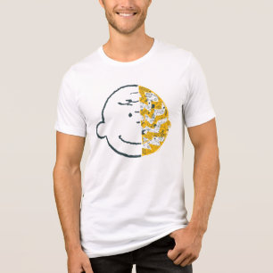 Charlie Brown Face Pattern Tri-Blend Shirt