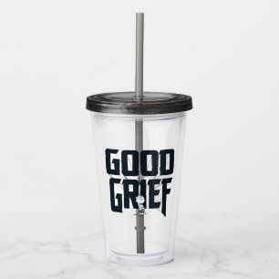 Charlie Brown "Good Grief" Rock Band Tee Graphic Acrylic Tumbler