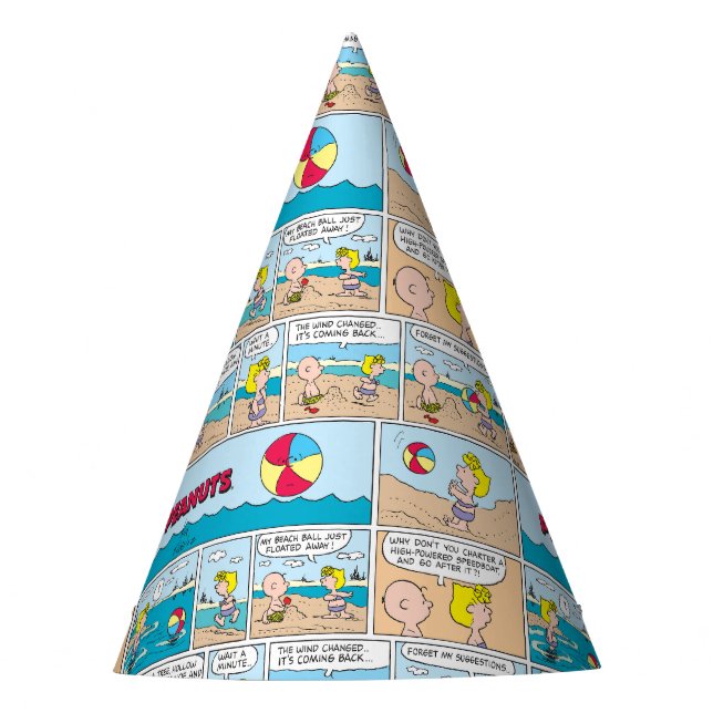 Charlie Brown & Sally At The Beach Party Hat (Front)