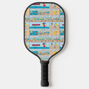Charlie Brown & Sally At The Beach Pickleball Paddle