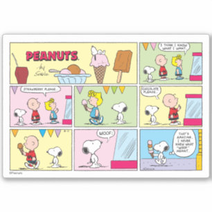 Charlie Brown, Snoopy & Sally   Ice Cream